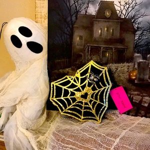 NWT Betsey Johnson Spiderweb Purse